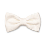 Nœud papillon de mariage Écru - Fleurs - Thumbnail 1