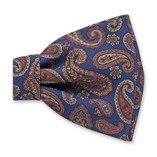 Noeud papillon bleu cachemire - Thumbnail 2