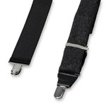 Bretelles Grises - Noires Laine - Thumbnail 3