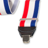 Bretelles à rayures rouge/blanc/bleu - Thumbnail 2