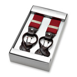 Bretelles deluxe rouge foncé - Thumbnail 1