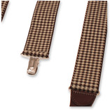 XIV Bretelles Pied-de-poule - Marron - Thumbnail 4