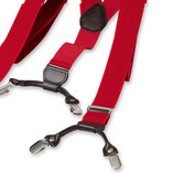 Bretelles Avec Clips Rouge Foncé - Thumbnail 3