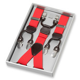 Bretelles Avec Clips Rouge - Thumbnail 1