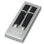 Bretelles Enfant en Laine Noir et Gris - Thumbnail 1