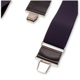 Bretelles Extra Larges Bleu Foncé - Thumbnail 3