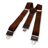 Bretelles Extra Larges Marron - Thumbnail 2