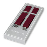 Bretelles pour dames rouge bordeaux - Thumbnail 1