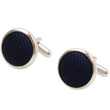 Boutons de manchette homme bleu nuit - Thumbnail 1