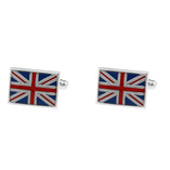 Boutons de manchette Drapeau anglais - Thumbnail 1