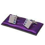 Boutons de manchette Bari Azur - Thumbnail 1