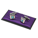 Boutons de manchette Aqua Verde - Thumbnail 1