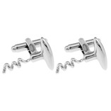 Boutons de manchette Tire-bouchon - Thumbnail 1