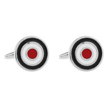 Boutons de manchette Bullseye - Thumbnail 1