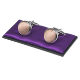 Boutons de manchette beiges - Thumbnail 1