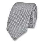 Cravate tricot Gris - Thumbnail 1