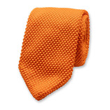 Cravate tricot Orange - Thumbnail 1