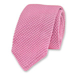 Cravate tricot Rose - Thumbnail 1