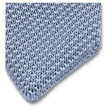 Cravate tricotée bleu clair - Thumbnail 2