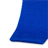Cravate tricot bleue - Thumbnail 2
