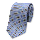 Cravate Bleu Clair - Motif de Cercle - Thumbnail 1