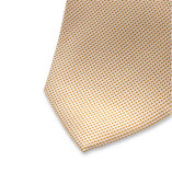 Cravate Bicolore Jaune-Blanc - Thumbnail 2