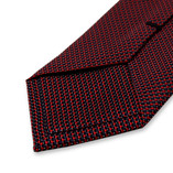 Cravate motif Rouge-Bleu - Thumbnail 2
