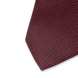 Cravate motif Rouge-Bleu - Thumbnail 3