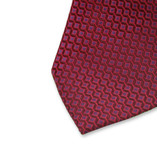 Motif moderne de cravate rouge foncé - Thumbnail 2