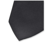 Cravate De Luxe Gris Anthracite Motif Moderne - Thumbnail 2