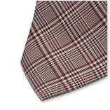 Cravate Carreaux Orange - marron - Thumbnail 2