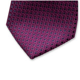 Cravate Motif Moderne - Violet - Thumbnail 2