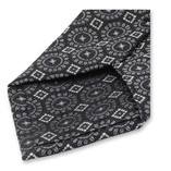 Noir - Motif Cravate Gris - Thumbnail 3