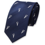 Cravate Bleu Foncé - Liberté - Thumbnail 1
