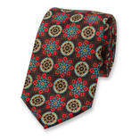 Cravate Médaillon Noire - Thumbnail 1