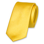 Cravate pour Femme Jaune canari - Thumbnail 1