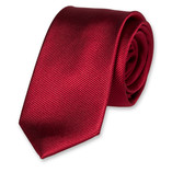 Cravate pour Femme rouge foncé - Thumbnail 1