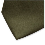 Cravate en satin vert foncé - Thumbnail 1
