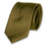 Cravate Vert Olive - Thumbnail 1