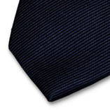 Cravate slim bleu nuit - Thumbnail 2