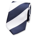 Cravate blue marine/blanc - Thumbnail 1