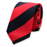 Cravate rouge/noir - Thumbnail 1
