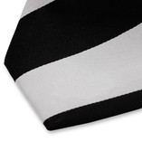 Cravate rayée gris-noir - Thumbnail 2