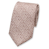 Cravate bouclée beige - Thumbnail 1