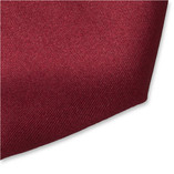 Cravate bordeaux en polyester satin  - Thumbnail 2