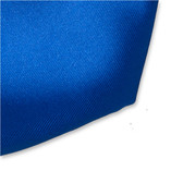 Cravate bleu roi en satin polyester - Thumbnail 2