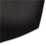 Cravate noire en satin polyester - Thumbnail 2