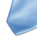 Cravate en polyester bleu clair - Thumbnail 2