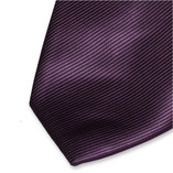 Cravate en polyester violet foncé - Thumbnail 2