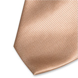 Cravate en polyester beige - Thumbnail 2